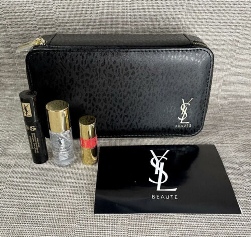 YSL Cosmetic Bag- Clutch Makeup- Pouch