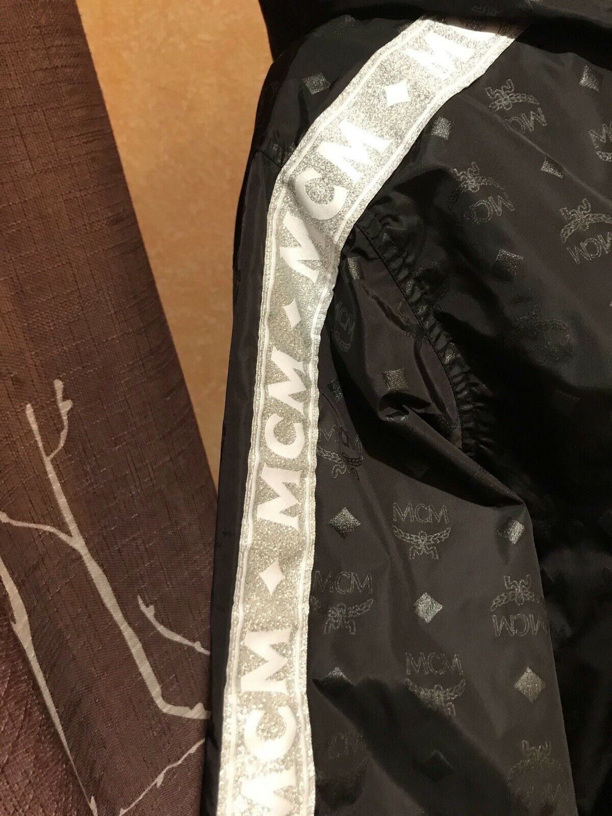 MCM Nylon Parka Jacket Hoodie Black Limited Edition NWT Size M - Myluxurytrunk